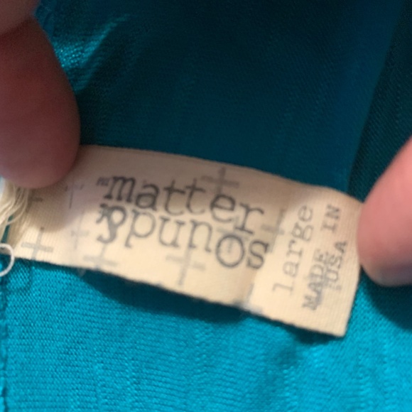 blue (teal) summer blouse tank top from The Buckle size large - Picture 4 of 4